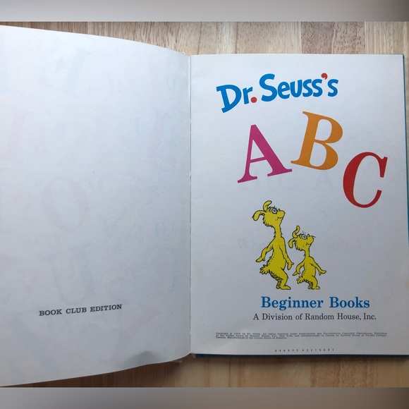Vintage 1963 Beginner Books Dr. Seuss’s ABC Hardcover Childrens Book - Picture 4 of 12